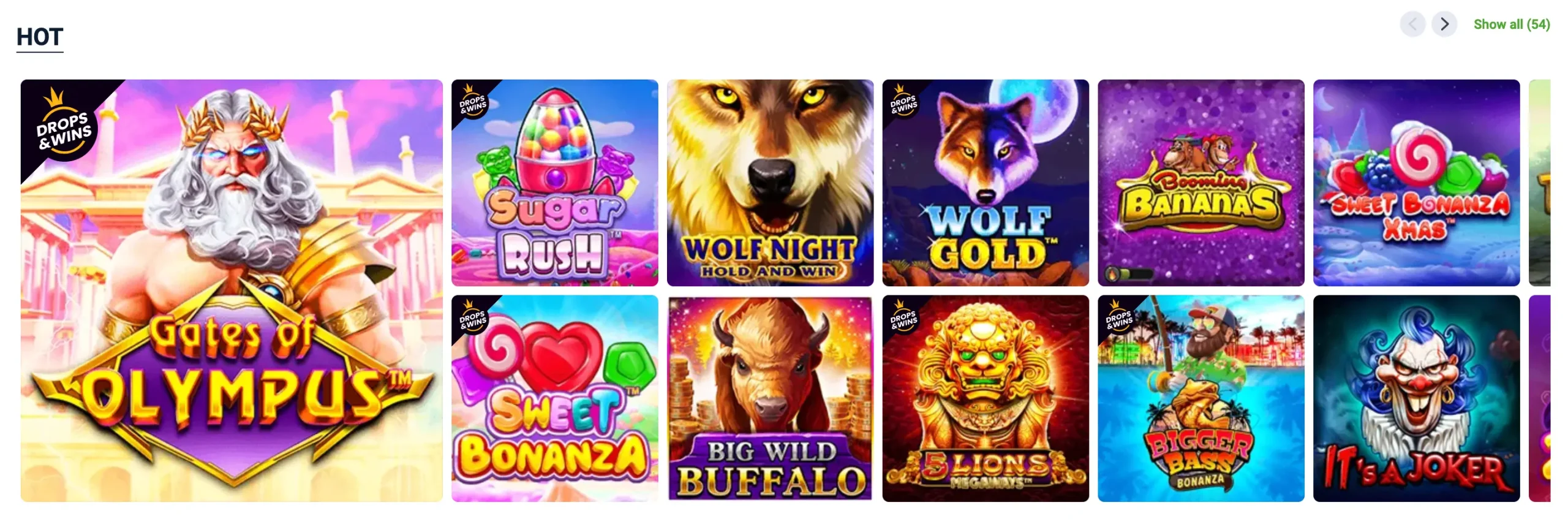 Slots at 20bet Casino