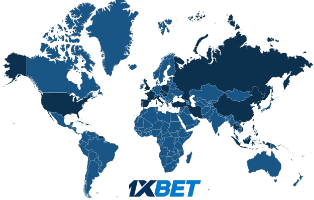 available countries in 1xbet casino