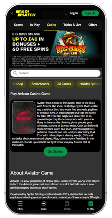 parimatch aviator app ios